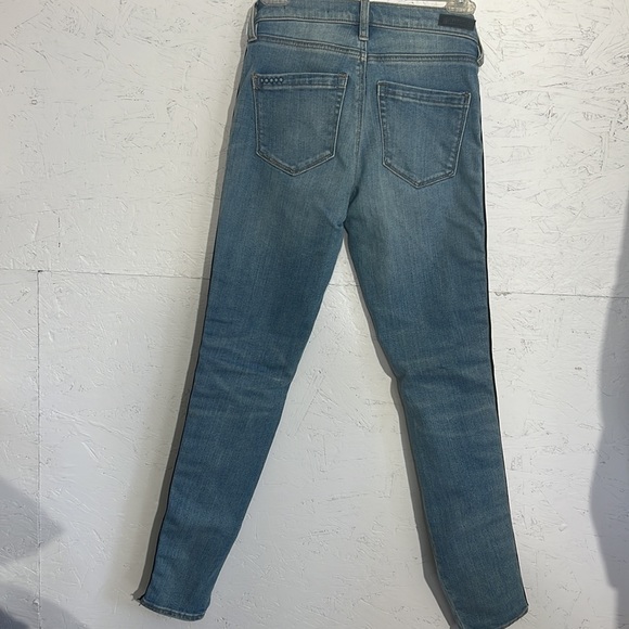 BLANK NYC skinny jeans with glittery stripes down the sides. - Picture 8 of 13